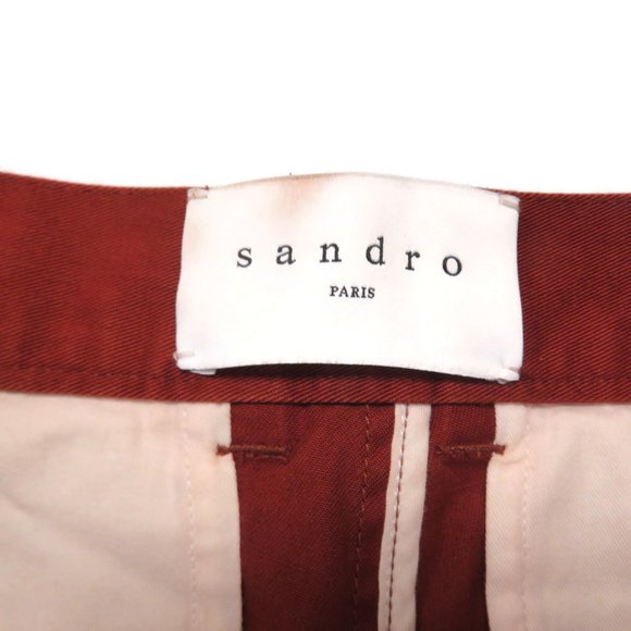 Sandro Mens Stretch Cotton Slim Fit Chino Pants - Picture 3 of 7